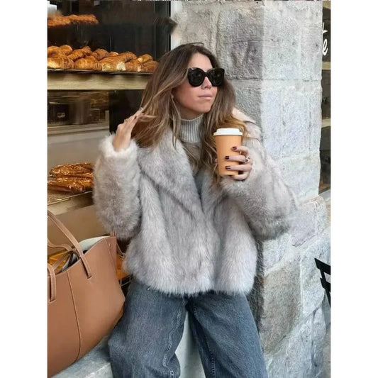 Faux Fur Coat