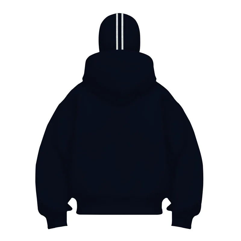 Balaclava double hooded sweatshirt