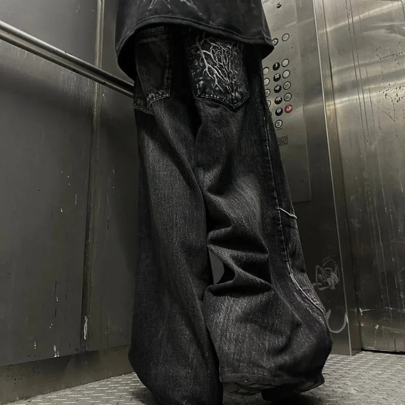 Gothic Retro Baggy Pants