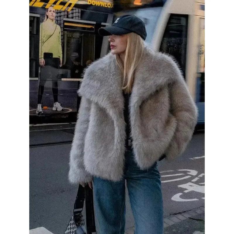 Faux Fur Coat