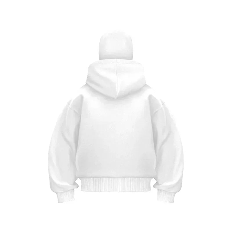 Balaclava double hooded sweatshirt